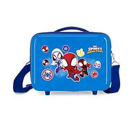 Marvel Spiderman Go toiles go Trousse de Toilette Adaptable avec Bandoulière Bleue 29x21x15 cms ABS Rigide 9.14L 0.6 kgs