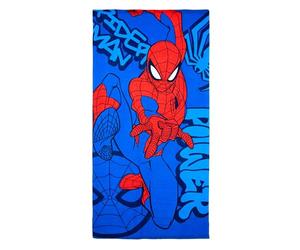 Marvel Spiderman Grande serviette de plage | Petits cadeaux pour garçons | Serviette de bain | Serviette de bain | Vacances | 70 x 140 cm | Serviettes de bain | Serviette de bain | Idée cadeau |