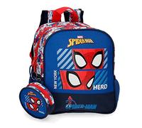 MARVEL Spiderman Hero Sac à Dos de garderie Bleu 23 x 25 x 10 cm Polyester 5,75 L