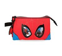 Marvel Spiderman Housse de Protection Triple Rouge 22x12x5 cms Polyester