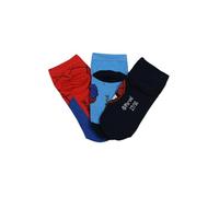 Marvel Spiderman Lot de 3 Paires de Chaussettes pour Enfants et Adolescents, Multicolore avec Personnage Spiderman, 23-26