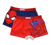 Marvel Spiderman, Lots de 2 Boxers, Garçon (FR/ES, Âge, 5 Ans, 6 Ans, Taille Normale, Rouge)