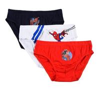 Marvel Spiderman, Lots de 3 Slips, Garçon (FR/ES, Âge, 6 Ans, 8 Ans, Taille Normale, Bleu)