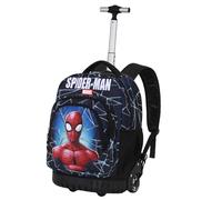 Marvel Spiderman Maximum-Sac à dos à Roulettes GTS FAN, Bleu, 32 x 47 cm, Capacité 30 L