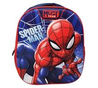 Marvel Spiderman Must Team Sac à dos d'école Motif en relief 1 compartiment 33 x 29 cm