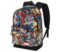 Marvel Spiderman Panels-Sac à dos HS FAN 2.2, Multicolore, 31 x 44 cm, Capacité 24 L