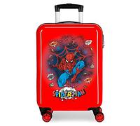Marvel Spiderman Pop Valise Trolley Cabine Rouge 38x55x20 cms Rigide ABS Serrure à combinaison 34L 2,6Kgs 4 roues doubles Bagage à main