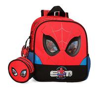 Marvel Spiderman Protector Adaptable Preschool Backpack Rouge 23x25x10 cm Polyester 5.75L