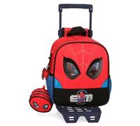 Marvel Spiderman Protector Sac à dos préscolaire avec chariot rouge 23x25x10 cms Polyester 5,75L