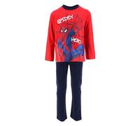Marvel Spiderman, Pyjama Long Garçon (FR/ES, Âge, 4 Ans, Taille Normale, Rouge)