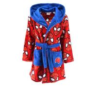 Marvel Spiderman Robe De Chambre pour Garçon, Robe D'intérieur pour Enfans en Polaire Douce, Tailles 3 à 8 Ans (FR/ES, Âge, 3 ans, Taille normale, Rouge)