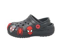 Marvel Spiderman Sabots à enfiler pour garçon Noir Pour l'été, la plage, la piscine, le jardin, les vacances, les tout-petits
