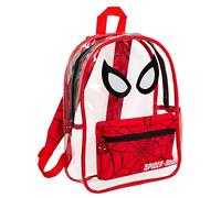 Marvel Spiderman Sac à dos transparent pour garçons Sac de natation Sac à dos d'école Sac à dos de plage transparent pour enfants