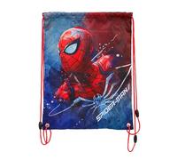 Marvel Spiderman - Sac de gym - Sac à chaussures - 41 x 32 cm - Bleu/rouge