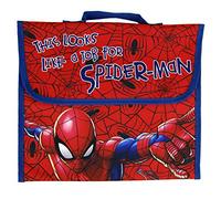 Marvel Spiderman Sac de lecture pour l'école primaire, Rouge, Taille unique, Sac à livres