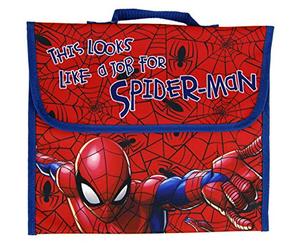 Marvel Spiderman Sac de lecture pour l'école primaire, Rouge, Taille unique, Sac à livres
