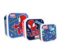 Marvel Spiderman Spidey Boîte à goûter 3 en 1 pour enfants 6 x 12 x 12 cm