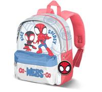 Marvel Spiderman Spin-Sac à dos Joy + Accessoire, Gris 22 x 27 cm, Capacité 5 L