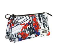 Marvel Spiderman Stories-Trousse Triple FAN, Multicolore