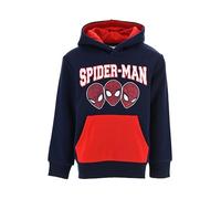 Marvel Spiderman Sweat à Capuche pour Garçons, Sweatshirt Textile Doux, Sweat Cadeau pour Enfants, Taille 4 Ans | Bleu Foncé