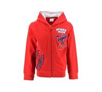 Marvel Spiderman Sweat à Capuche Zippé pour Garçon, Cadeau pour Enfants, Tailles 3 à 8 Ans (FR/ES, Âge, 3 Ans, Taille Normale, Rouge)