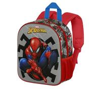 Marvel Spiderman Symbol-Sac à dos 3D Elite, Gris, 25 x 30 cm, Capacité 7 L