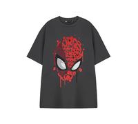 Marvel Spiderman T-Shirt pour Homme | T-Shirt Graphique à Manches Courtes Anthracite pour Homme | Spidey de Quartier Amical | Vêtements de Bandes dessinées de Super-héros | Haut Peter Parker Hero