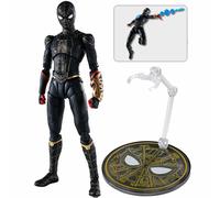 Figura S.H. Figuarts Spiderman Black and Gold Suit Special Set Spiderman No Way Home Marvel 15cm