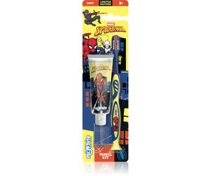 Marvel Spiderman Travel Kit Ensemble de soins dentaires pour enfant