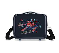 Marvel Spiderman Trousse de Toilette Adaptable Totally awesome avec Bandoulière Bleue 29x21x15 cms ABS Rigide 9.14L 0.6 kgs