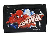 Marvel Spiderman Ultimate Portefeuille à trois volets pour enfant, noir, 4.5" X 3.0"