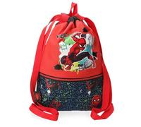 Disney Joumma Bags, Marvel, Spiderman Urban, Sac à dos scolaire, sac à dos pour enfant, fabriqué en polyester, bretelles larges et réglables, poignée supérieure pour accrocher., rouge, Sac à dos