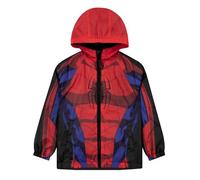 Marvel Spiderman Veste, Imperméable Enfant Super-Héros, Manteau De Pluie Garçon Spiderman, Veste Garçon Déperlante, Rouge 9-10 Ans
