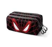 Marvel Spiderman Vision-Trousse Trick Fan 2.2, Noir, 23 x 11 cm