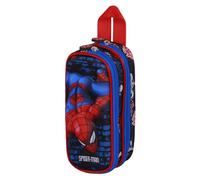 Marvel Spiderman Wall-Trousse 3D Double, Rouge, 22 x 10 cm