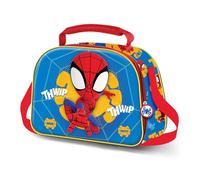 Marvel Spiderman Web Out-Sac Repas 3D, Bleu 26 x 20 cm
