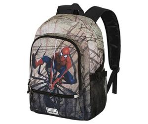 Marvel Spiderman Webslinger-Sac à dos Fight FAN 2.0, Noir