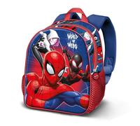 Marvel Spiderman Word-Sac à dos Basic, Bleu 30 x 38 cm, Capacité 13 L