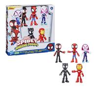 Hasbro Pack 5 figurines Spidey - Spidey et ses Amis Extraordinaires - Dès 3 ans - Multicolore