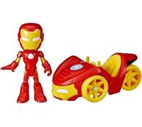 Marvel Spidey and His Amazing Friends Figurine véhicule Racer Jouet Iron Man