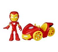 Marvel Spidey and His Amazing Friends Figurine véhicule Racer Jouet Iron Man rouge G