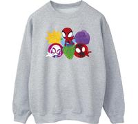 Marvel - "Spidey And His Amazing Friends" Sweatshirt für Herren BI44813 (5XL) (Grau)