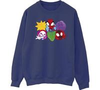 Marvel - "Spidey And His Amazing Friends" Sweatshirt für Herren BI44813 (5XL) (Marineblau)