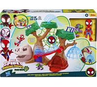 Hasbro Coffret Spidey et ses amis – Base Forestière Dino-Webs, Figurines et Accessoires, Dès 3 ans