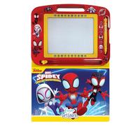 Marvel Spidey et Ses Amis Écrire et Dessiner - Ressources d'apprentissage pour enfants, un tableau de dessin magnétique, un crayon facile à utiliser, un livre cartonné de 22 pages