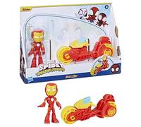 Hasbro Coffret figurine et moto Marvel Spidey et Ses Amis Extraordinaires Iron Man