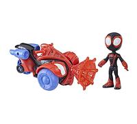 Marvel Spidey et Ses Amis Extraordinaires, Coffret Miles Morales : Spider-Man Techno-Quad, Figurine avec véhicule et Accessoire