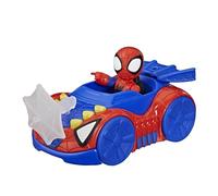 Marvel Spidey et Ses Amis Extraordinaires, Coffret véhicule Arachno-Bolide de Spidey avec Figurine de 7,5 cm et Accessoire, Jouets pour Enfants, dès 3 Ans