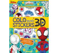 Marvel Spidey et ses amis extraordinaires - Colo avec stickers 3D - Livre de coloriage avec stickers épais - Dès 4 ans