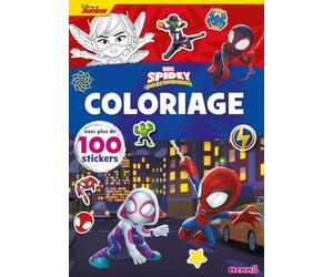 Marvel Spidey et ses amis extraordinaires Coloriage avec plus de cent stickers Livre de coloriage avec stickers Dès 4 ans